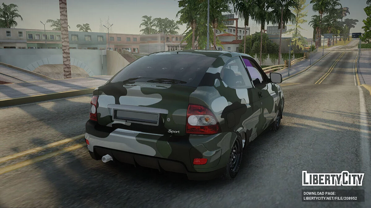 Lada Priora Sport Камуфляж / GTA San Andreas