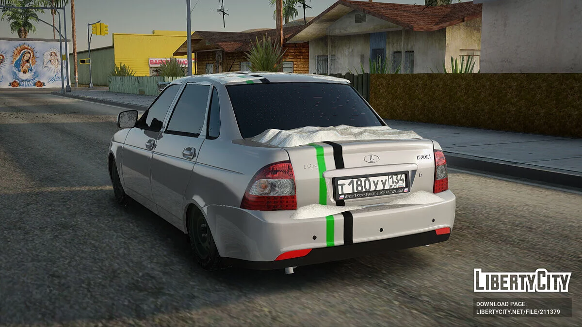 ВАЗ 2170 Зимняя версия / GTA San Andreas