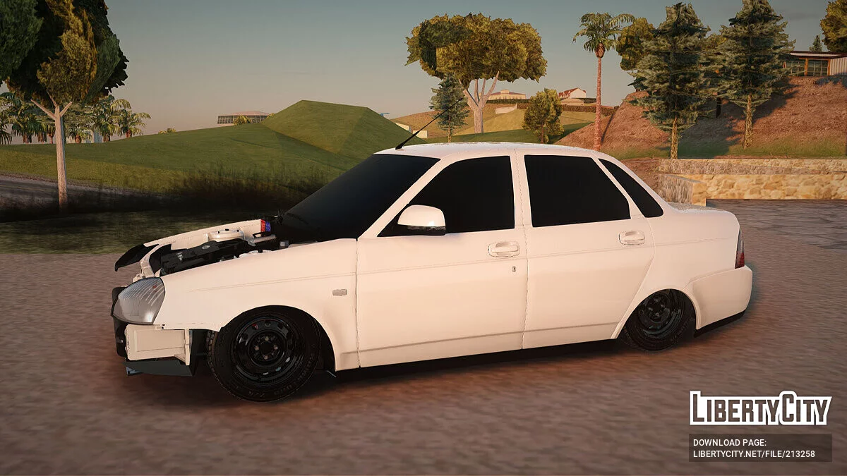Lada Priora Битая / GTA San Andreas