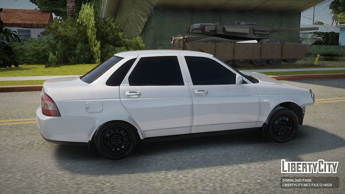 Lada Priora Битая / GTA San Andreas