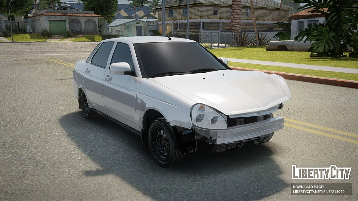 Lada Priora Битая / GTA San Andreas
