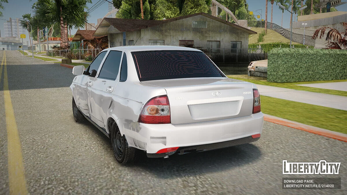 Lada Priora Битая / GTA San Andreas