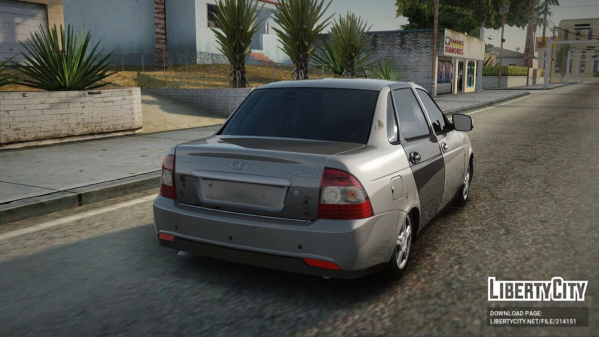 Lada Priora Мятая / GTA San Andreas