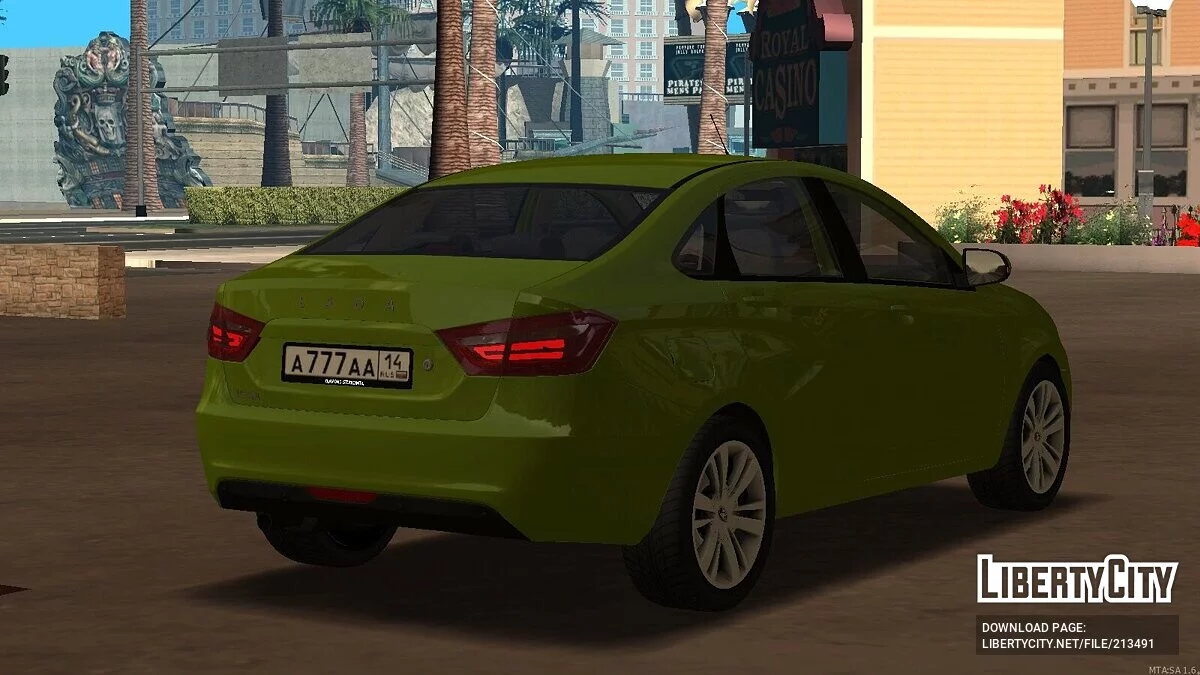 Lada Vesta + CCD / GTA San Andreas