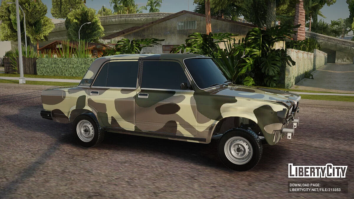 ВАЗ 2107 Камуфляж / GTA San Andreas