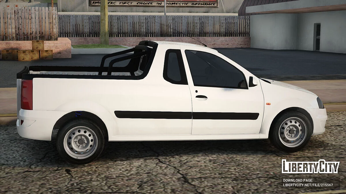 Lada Largus Пикап / GTA San Andreas