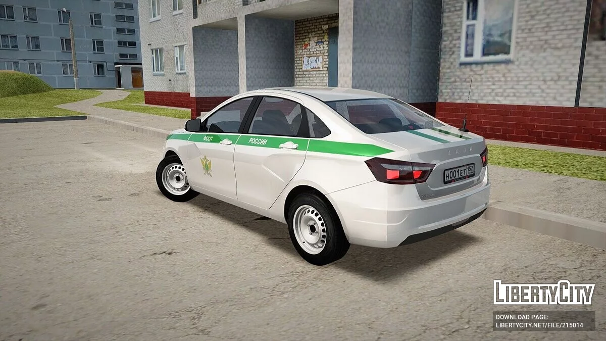 Lada Vesta ФССП России / GTA San Andreas