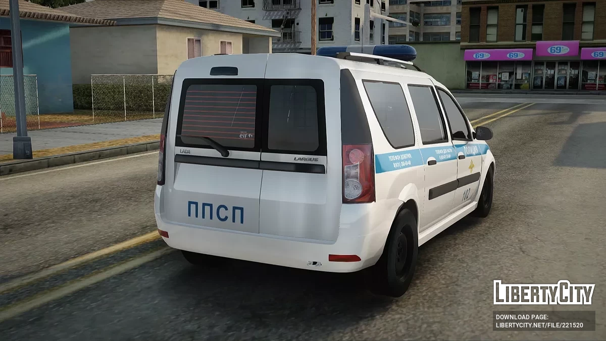 Lada Largus ППС / GTA San Andreas