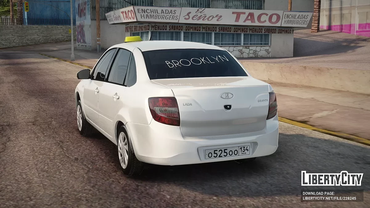 Lada Granta Такси / GTA San Andreas