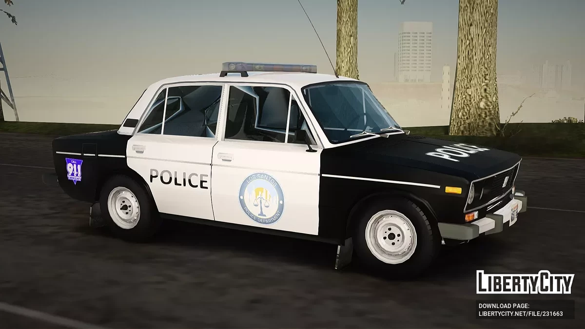 ВАЗ 2106 Полиция Лос-Сантоса / GTA San Andreas