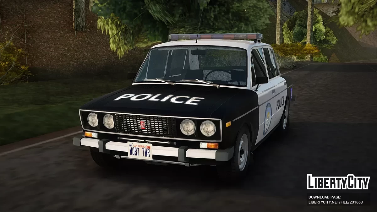 ВАЗ 2106 Полиция Лос-Сантоса / GTA San Andreas