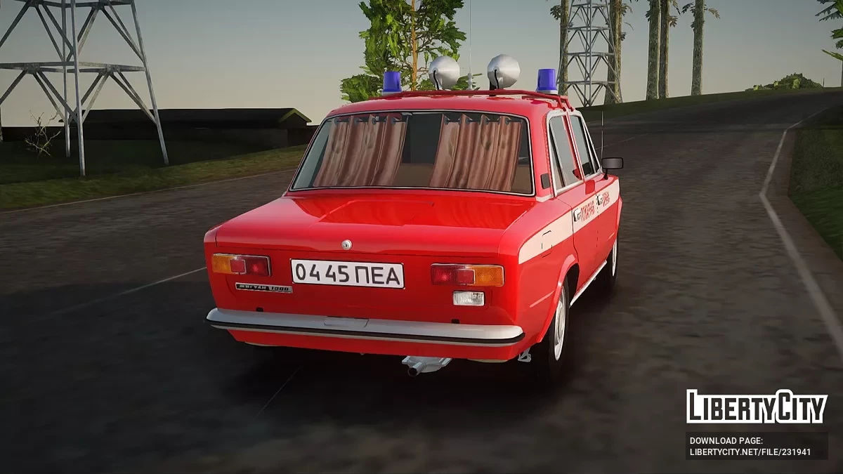 ВАЗ 21011 Пожарная охрана / GTA San Andreas
