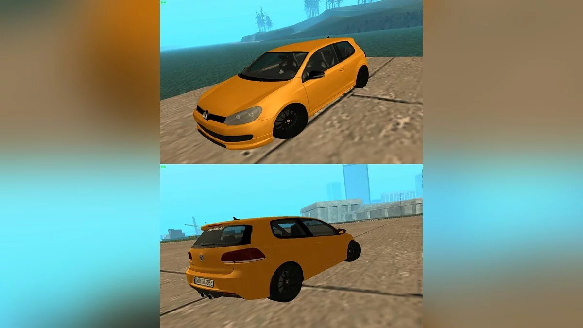 2010 Volkswagen Golf Mk6 / GTA San Andreas