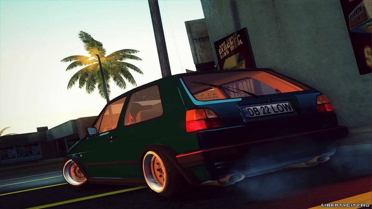 Volkswagen Golf MK2 Stance Nation / GTA San Andreas
