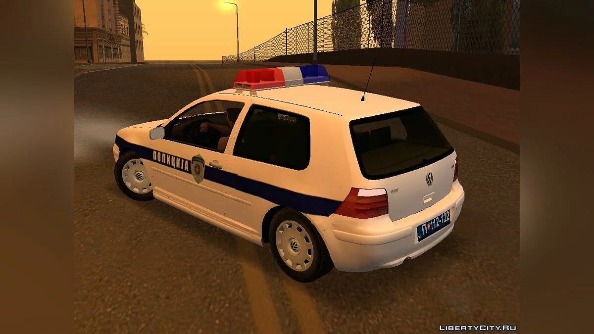 Volkswagen Golf Mk4 Policija / GTA San Andreas