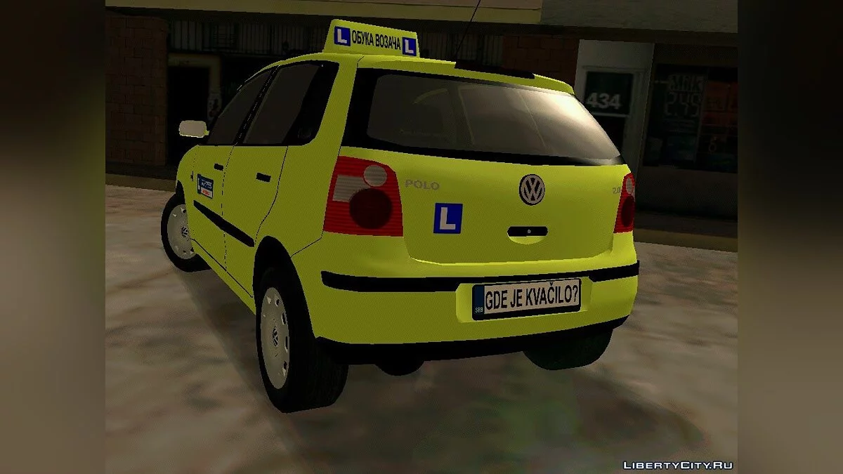 Volkswagen Polo Speed Auto Skola / GTA San Andreas