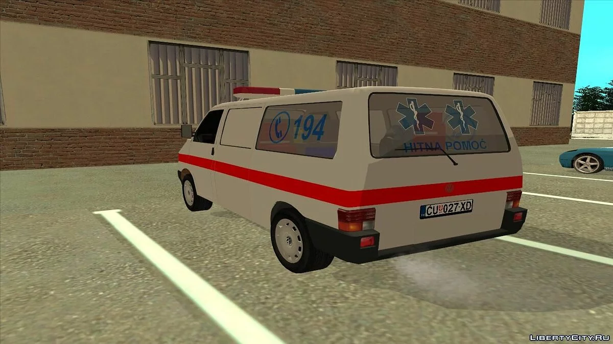 Volkswagen T4 Kola Hitne Pomoći / GTA San Andreas
