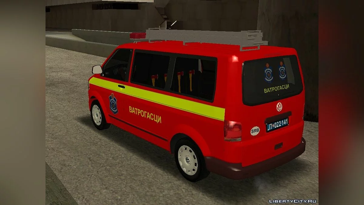 Volkswagen T5 Vatrogasci / GTA San Andreas