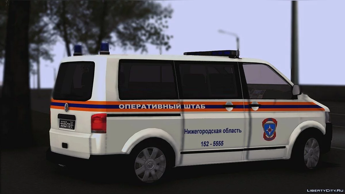 Volkswagen Transporter МЧС / GTA San Andreas