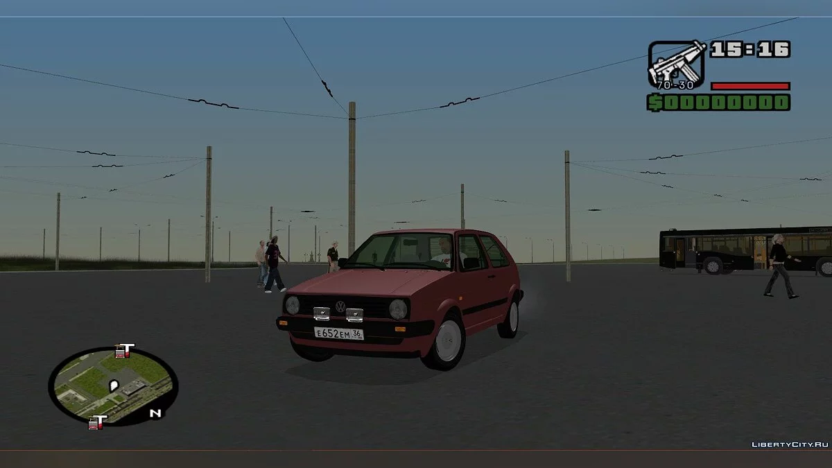 Volkswagen Golf Mk2 EU-Spec / GTA San Andreas