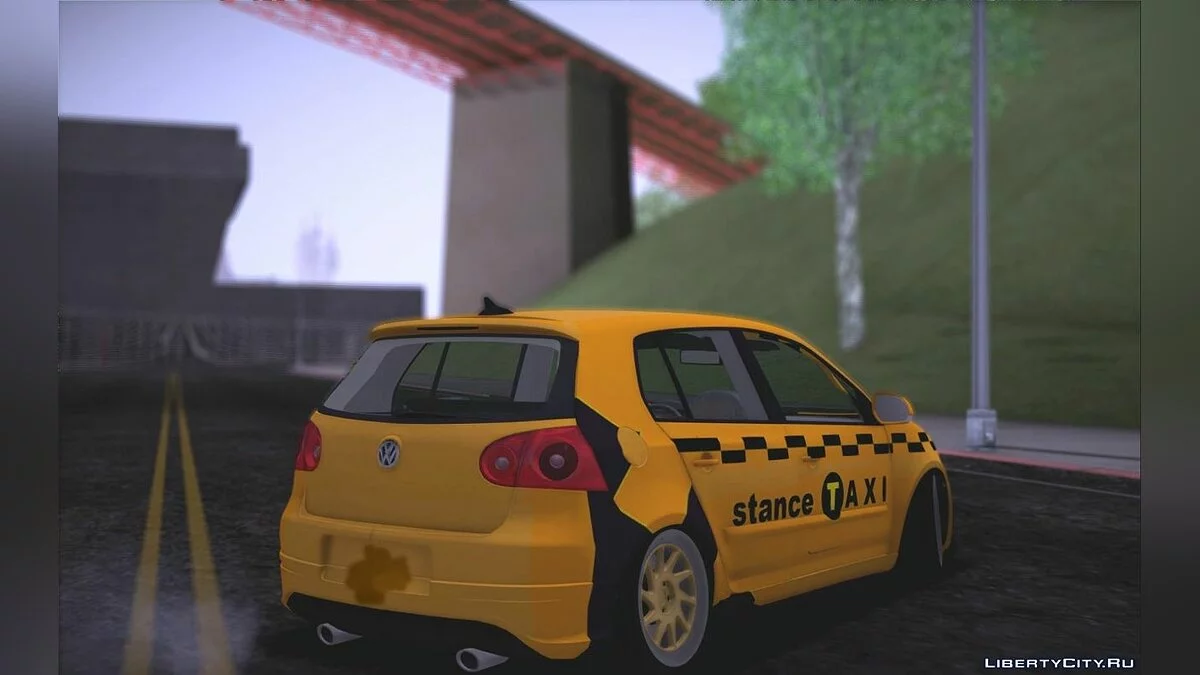 Wolksvagen Golf Такси / GTA San Andreas