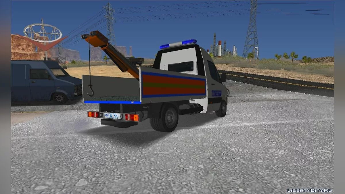 Volkswagen Crafter TowTruck British Police / GTA San Andreas
