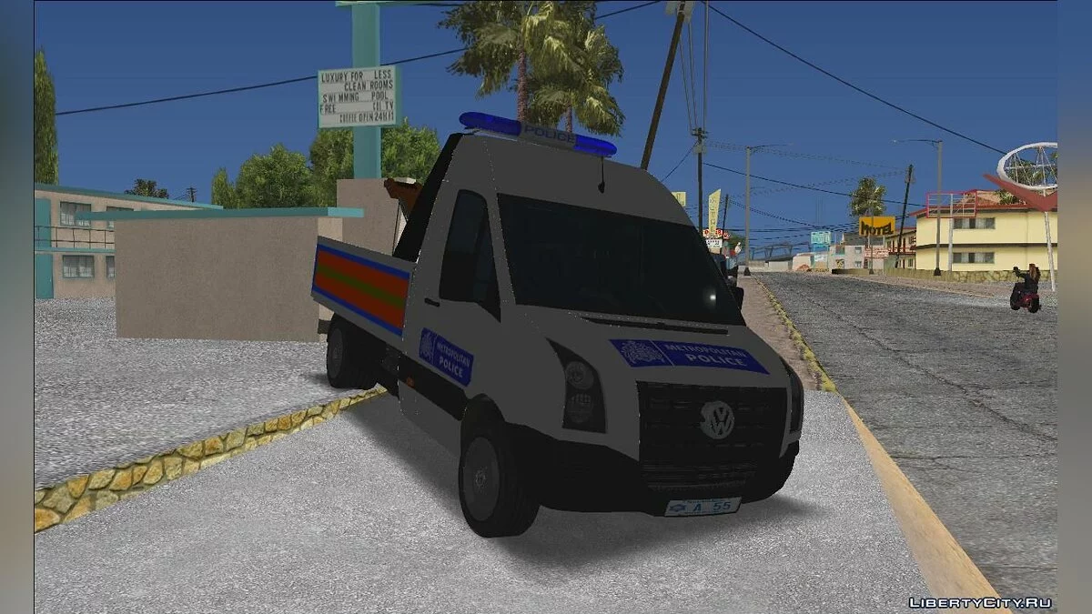 Volkswagen Crafter TowTruck British Police / GTA San Andreas