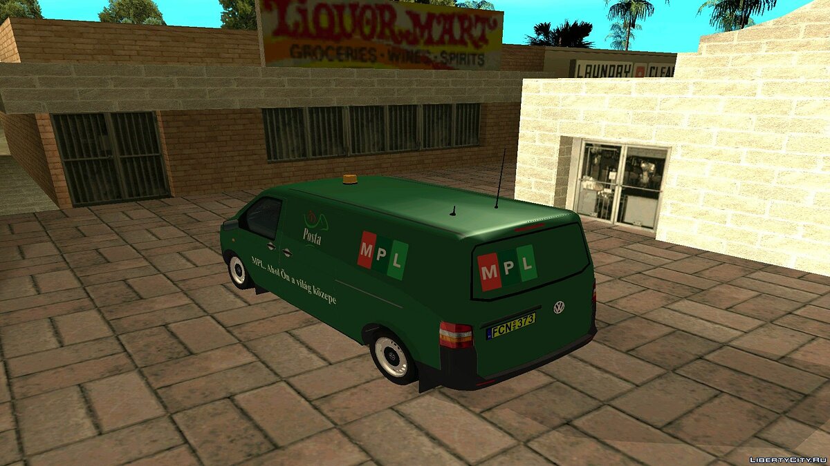 Скачать Volkswagen Transporter 5 Magyar Posta для GTA San Andreas