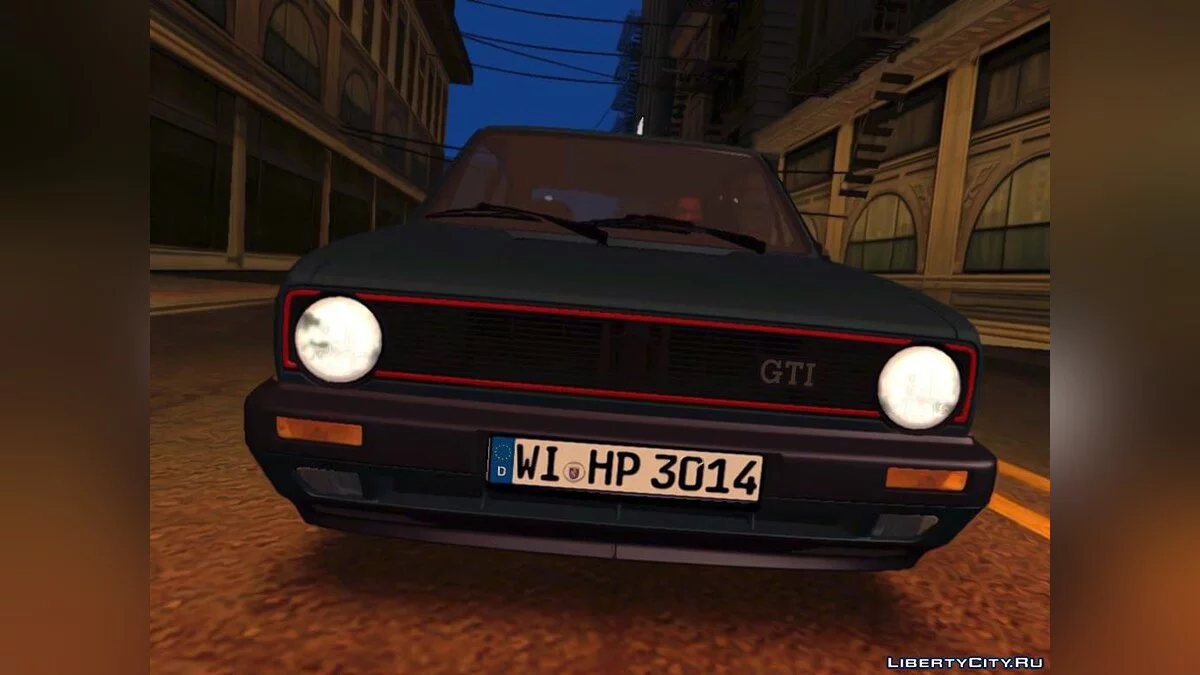 Volkswagen Golf Mk1 GTI / GTA San Andreas