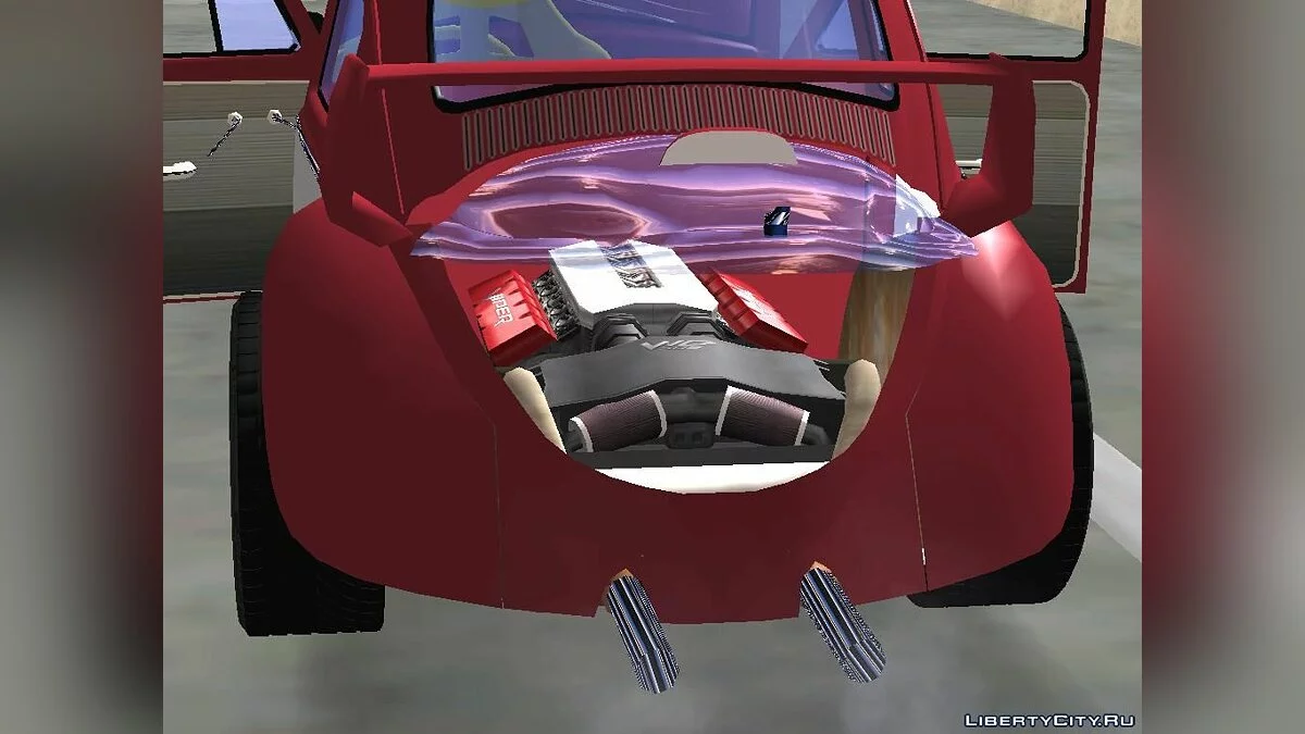 Volkswagen Fusca / Beetle Engine V10 Viper / GTA San Andreas