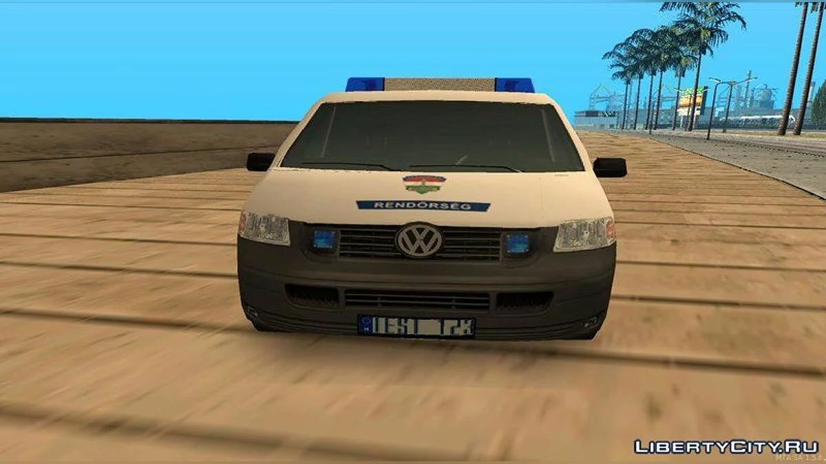 Volkswagen Transporter 5 Magyar Rendőrség / GTA San Andreas