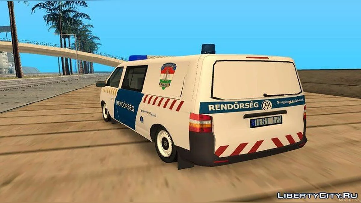 Volkswagen Transporter 5 Magyar Rendőrség / GTA San Andreas