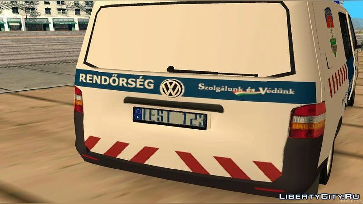 Volkswagen Transporter 5 Magyar Rendőrség / GTA San Andreas