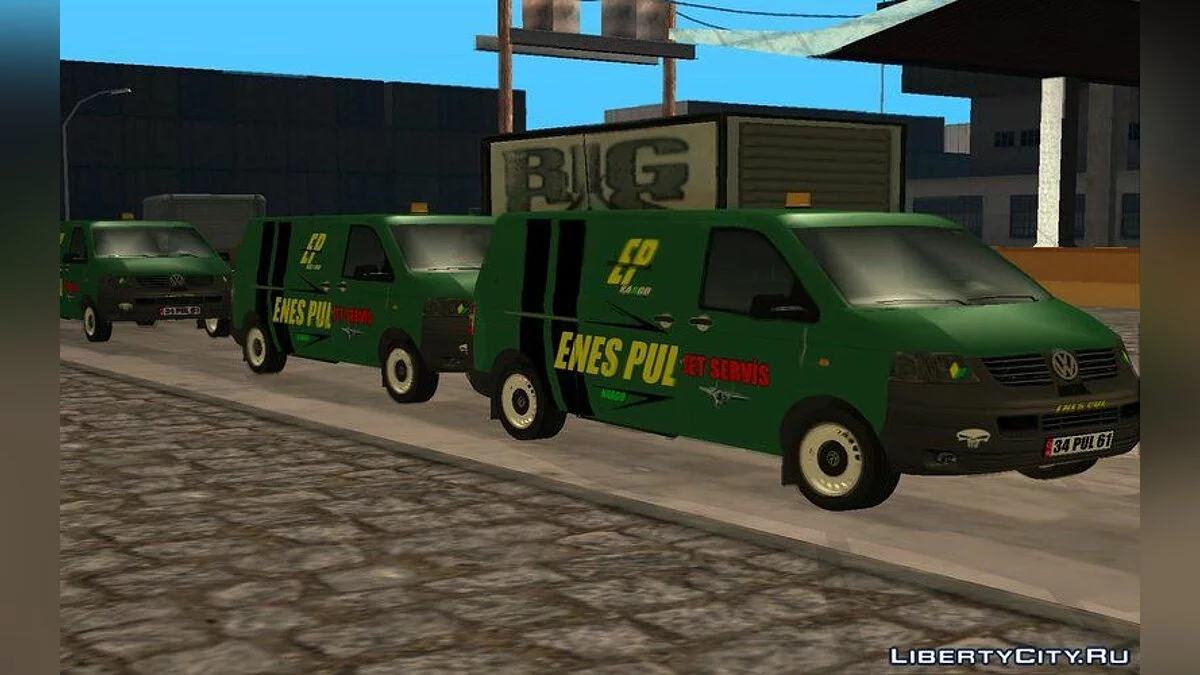 Volkswagen Transporter EP Kargo / GTA San Andreas
