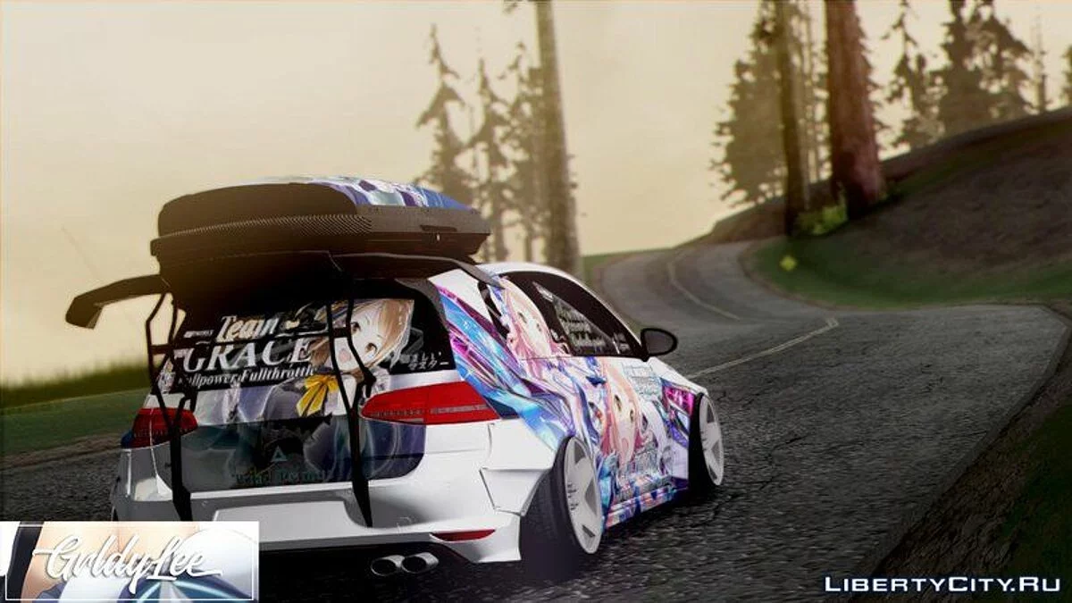 Volkswagen Golf R 2014 Pandem Rocket Bunny / GTA San Andreas