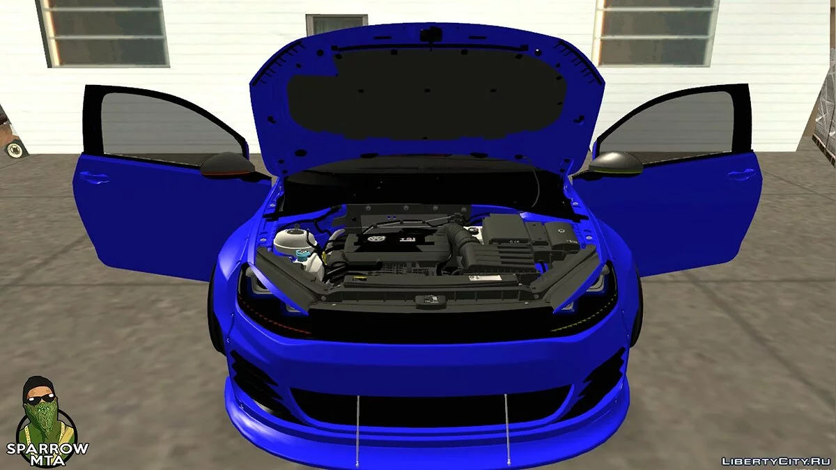 Volkswagen golf r pandem / GTA San Andreas