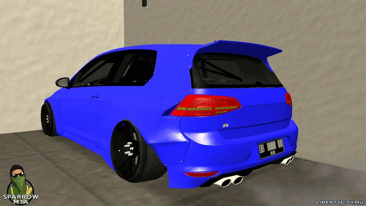 Volkswagen golf r pandem / GTA San Andreas