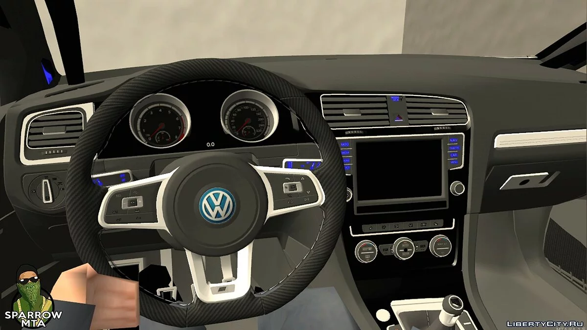 Volkswagen golf r pandem / GTA San Andreas
