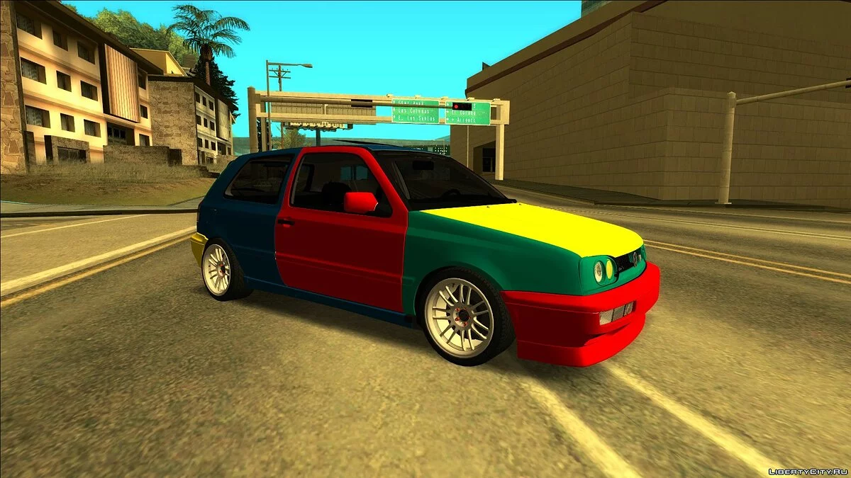 VW Golf Mk3 Harlequin Edition 1998 / GTA San Andreas