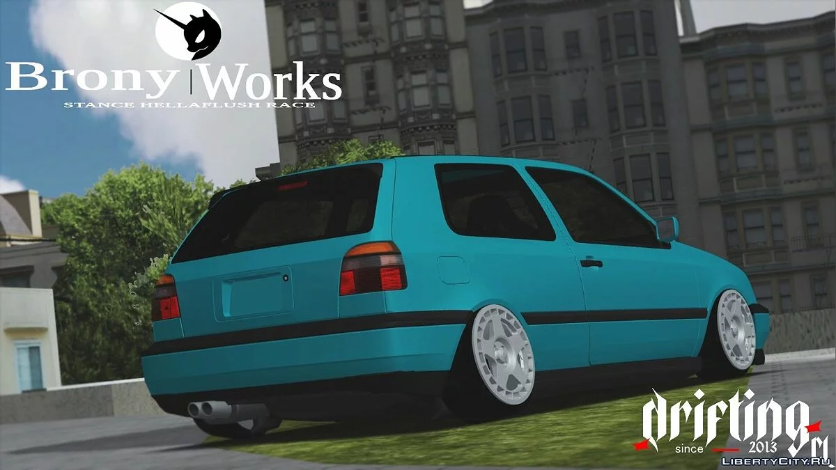 Volkswagen Golf mk3 stanced / GTA San Andreas