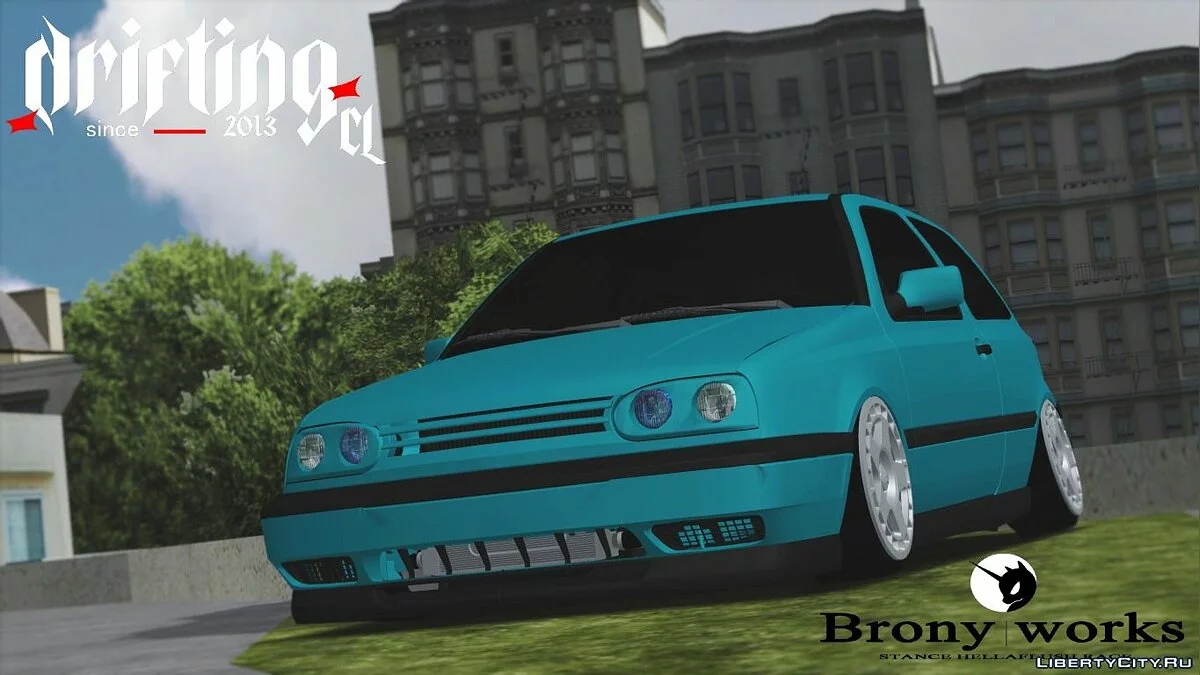 Volkswagen Golf mk3 stanced / GTA San Andreas