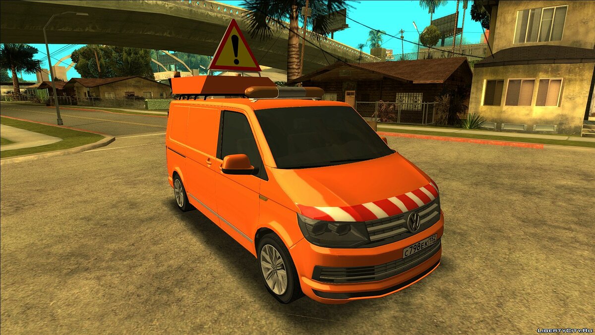 Скачать Volkswagen Transporter T6 для GTA San Andreas