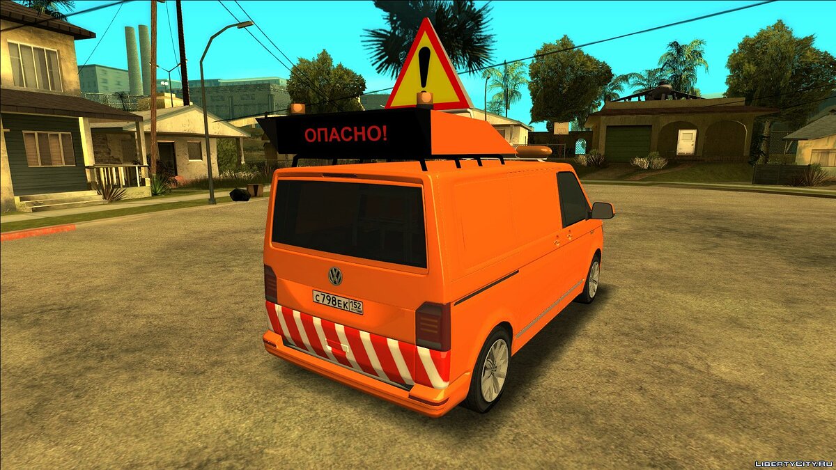 Скачать Volkswagen Transporter T6 для GTA San Andreas