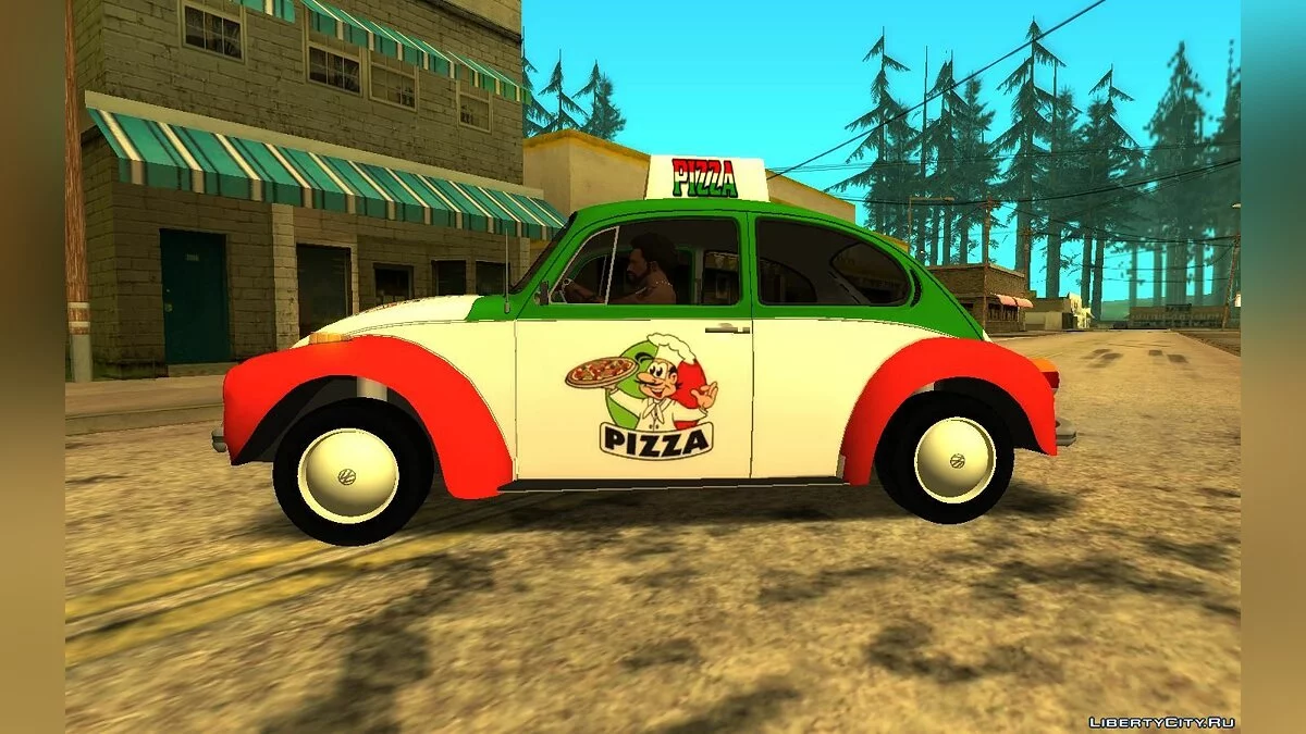 Volkswagen Beetle Pizza / GTA San Andreas