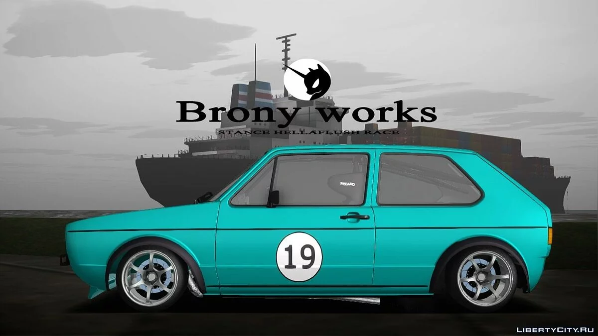 VW mk1 гоночная машина Brony_works / GTA San Andreas