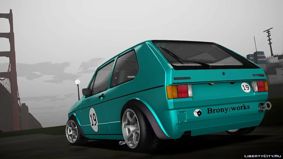 VW mk1 гоночная машина Brony_works / GTA San Andreas