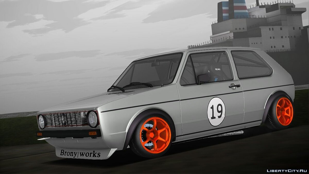 Скачать VW mk1 гоночная машина Brony_works для GTA San Andreas