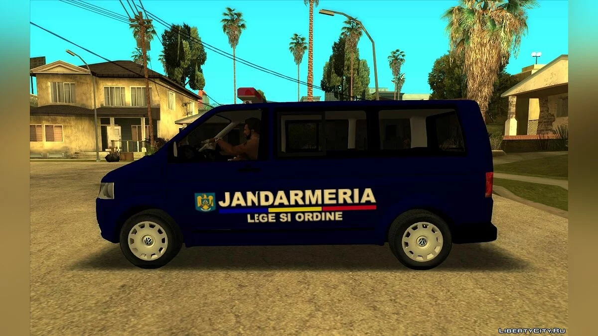 Volkswagen Transporter Jandarmeria Romana / GTA San Andreas