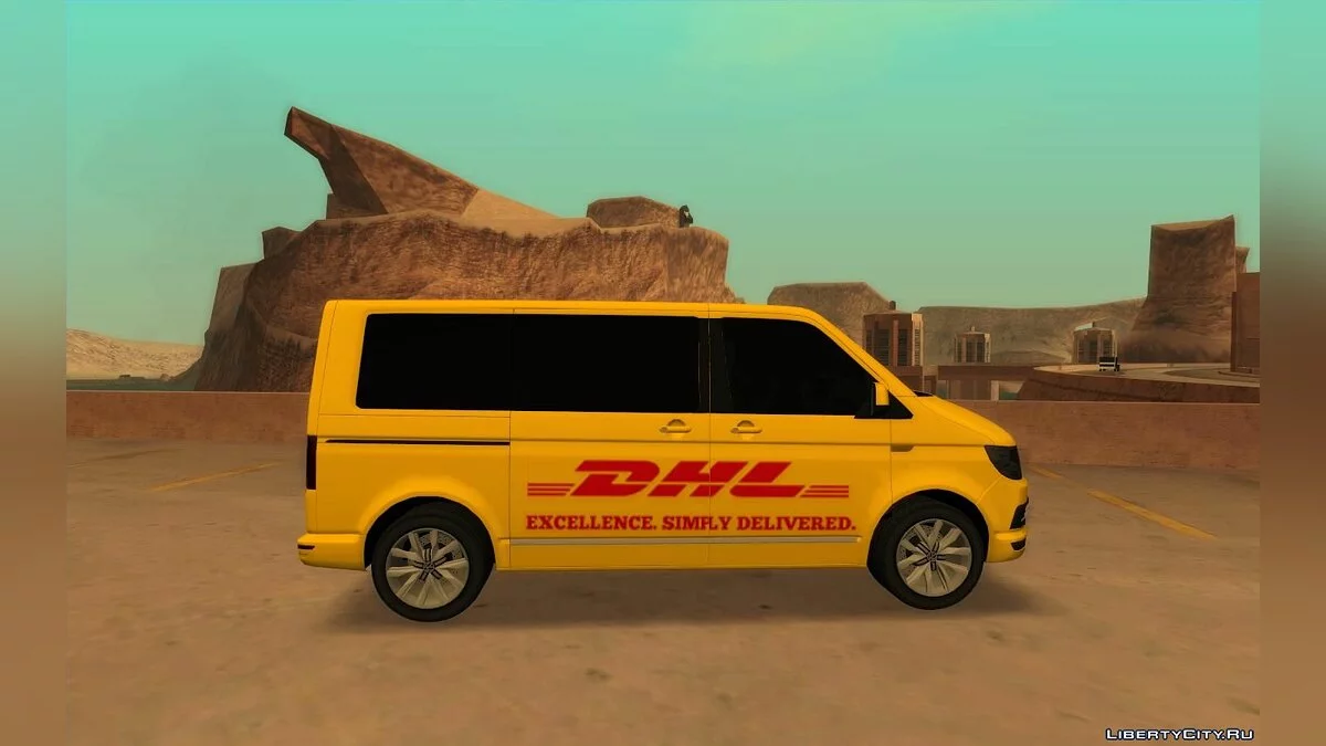 DHL Volkswagen T6 Transporter / GTA San Andreas