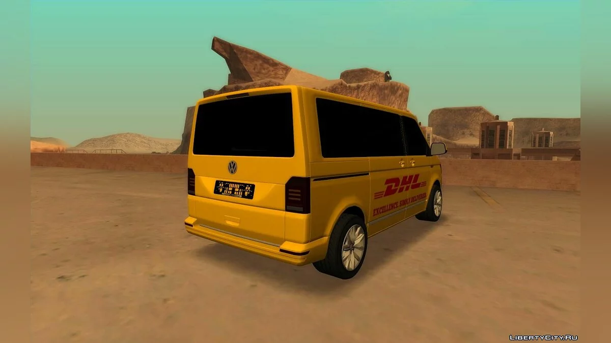 DHL Volkswagen T6 Transporter / GTA San Andreas